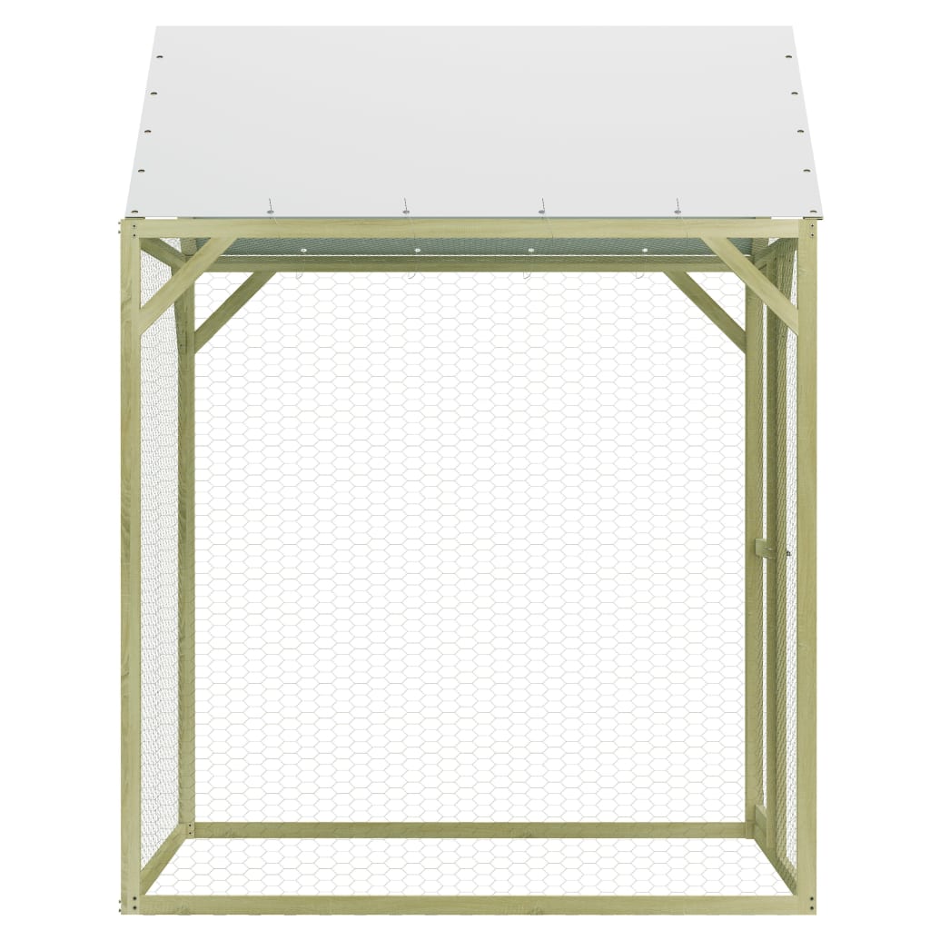 Coteț de păsări, 1,5 x 1,5 x 2 m, lemn de pin tratat GartenMobel Dekor