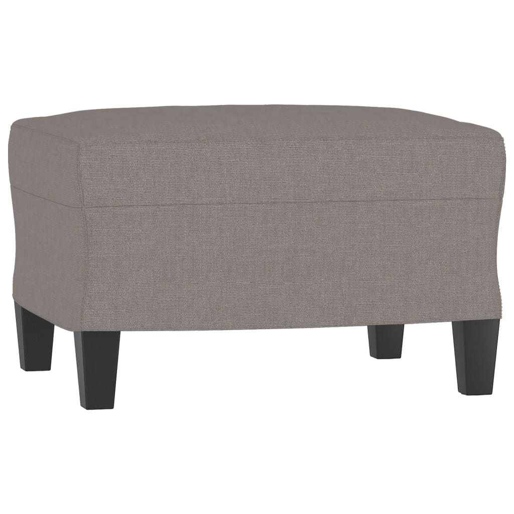 Set de canapea cu perne, 3 piese, gri taupe, material textil GartenMobel Dekor