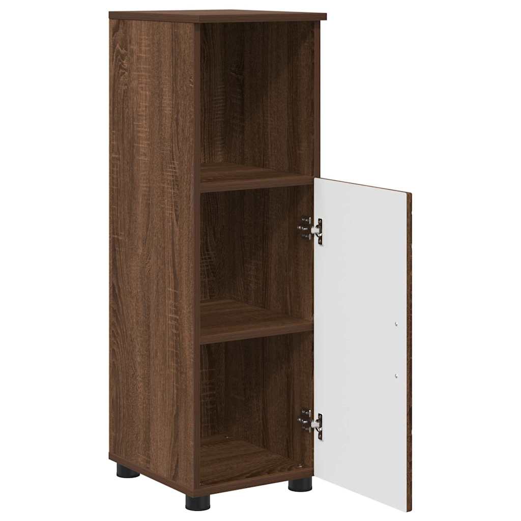 Set de mobilier pentru baie 3 pcs Stejar brun 76.5 x 35 x 64 cm GartenMobel Dekor