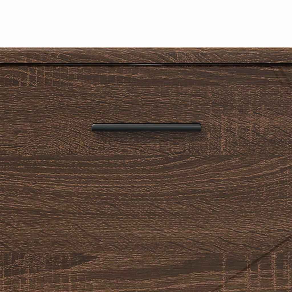 Set de mobilier pentru baie 3 pcs Stejar brun 76.5 x 35 x 64 cm GartenMobel Dekor