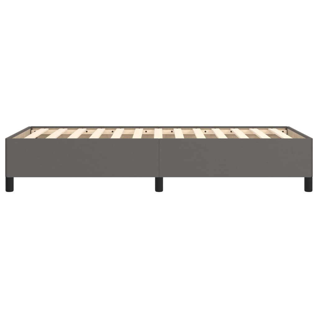 Cadru de pat, gri, 80x200 cm, piele ecologică GartenMobel Dekor