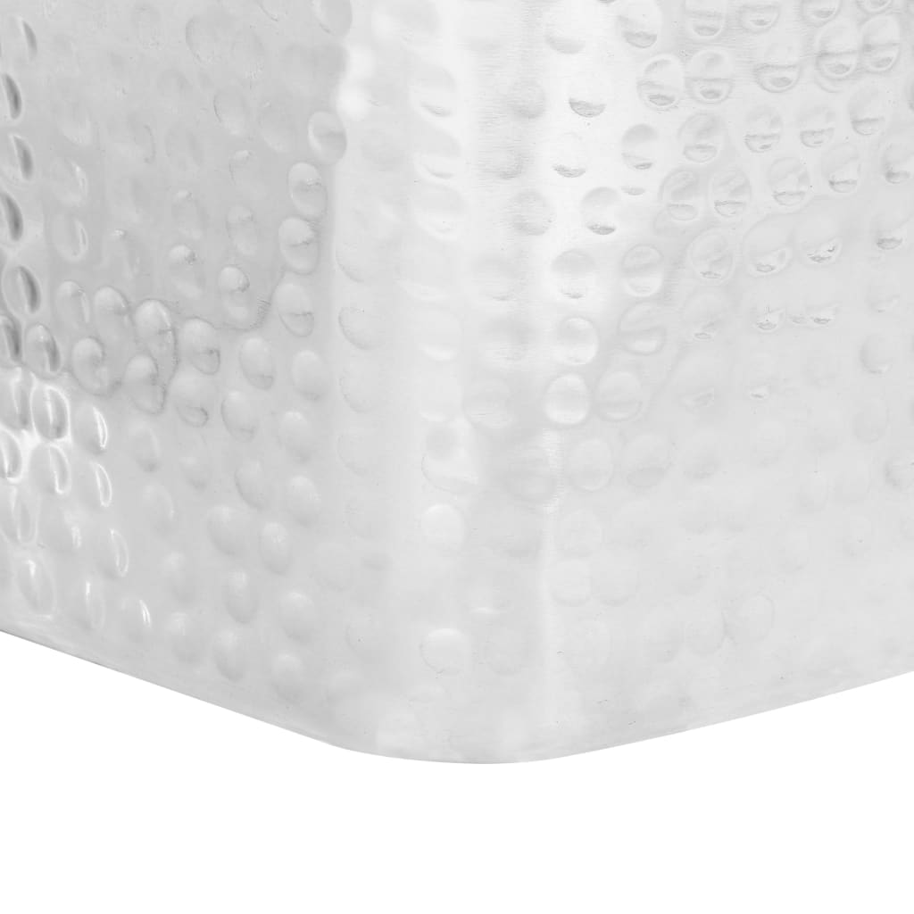 Măsuțe de cafea, 2 buc., argintiu, aluminiu GartenMobel Dekor