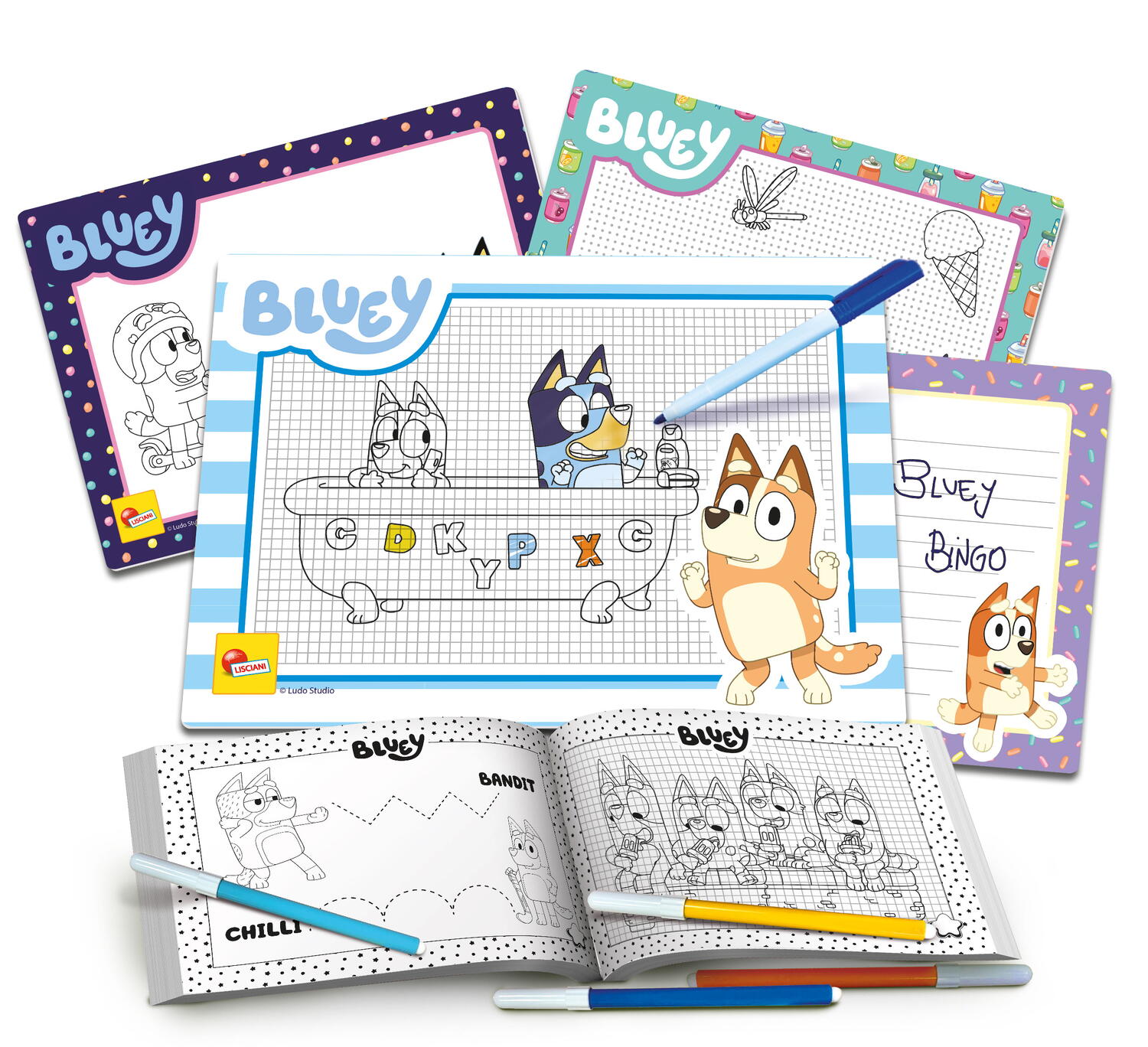Set de desen Bluey PlayLearn Toys