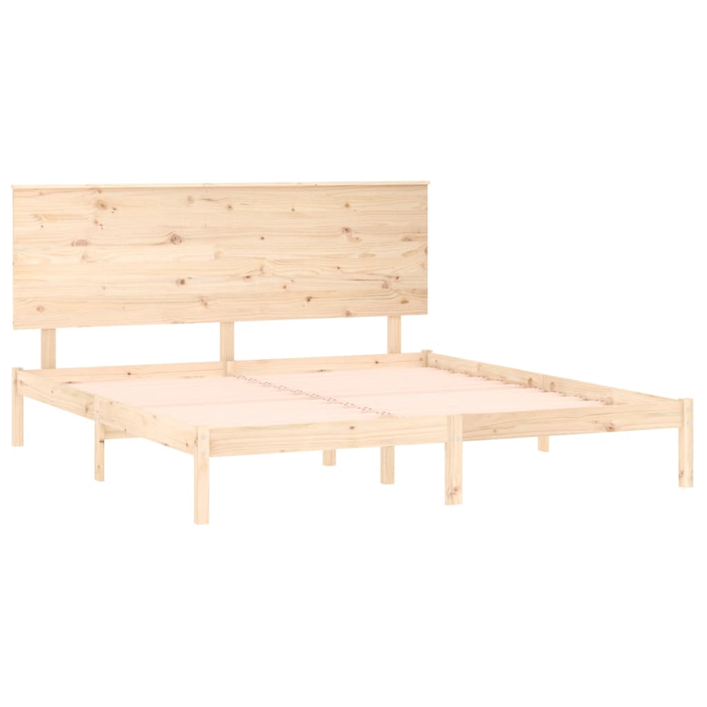 Cadru de pat King Size, 150x200 cm, lemn masiv GartenMobel Dekor