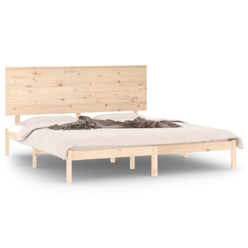 Cadru de pat King Size, 150x200 cm, lemn masiv GartenMobel Dekor