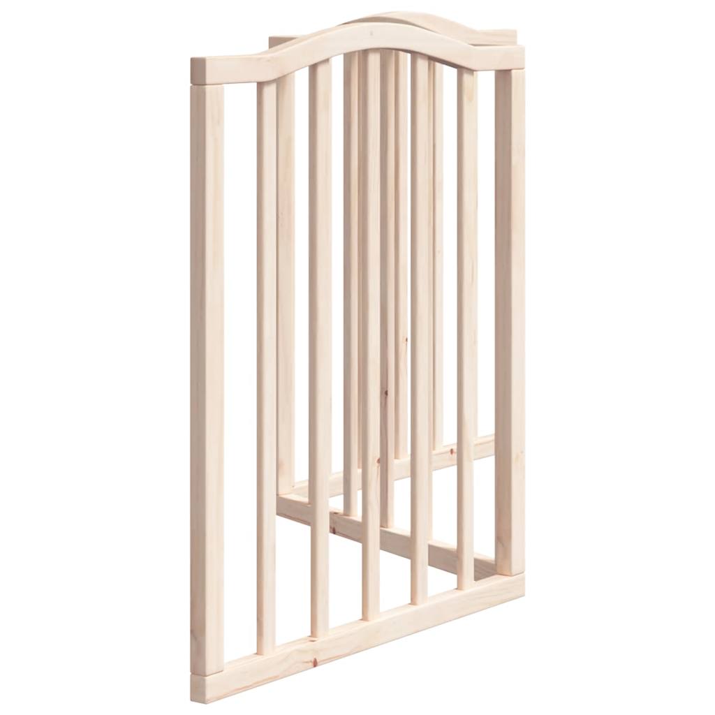Poartă pentru câini pliabilă, 3 panouri, 150 cm, lemn de plop GartenMobel Dekor