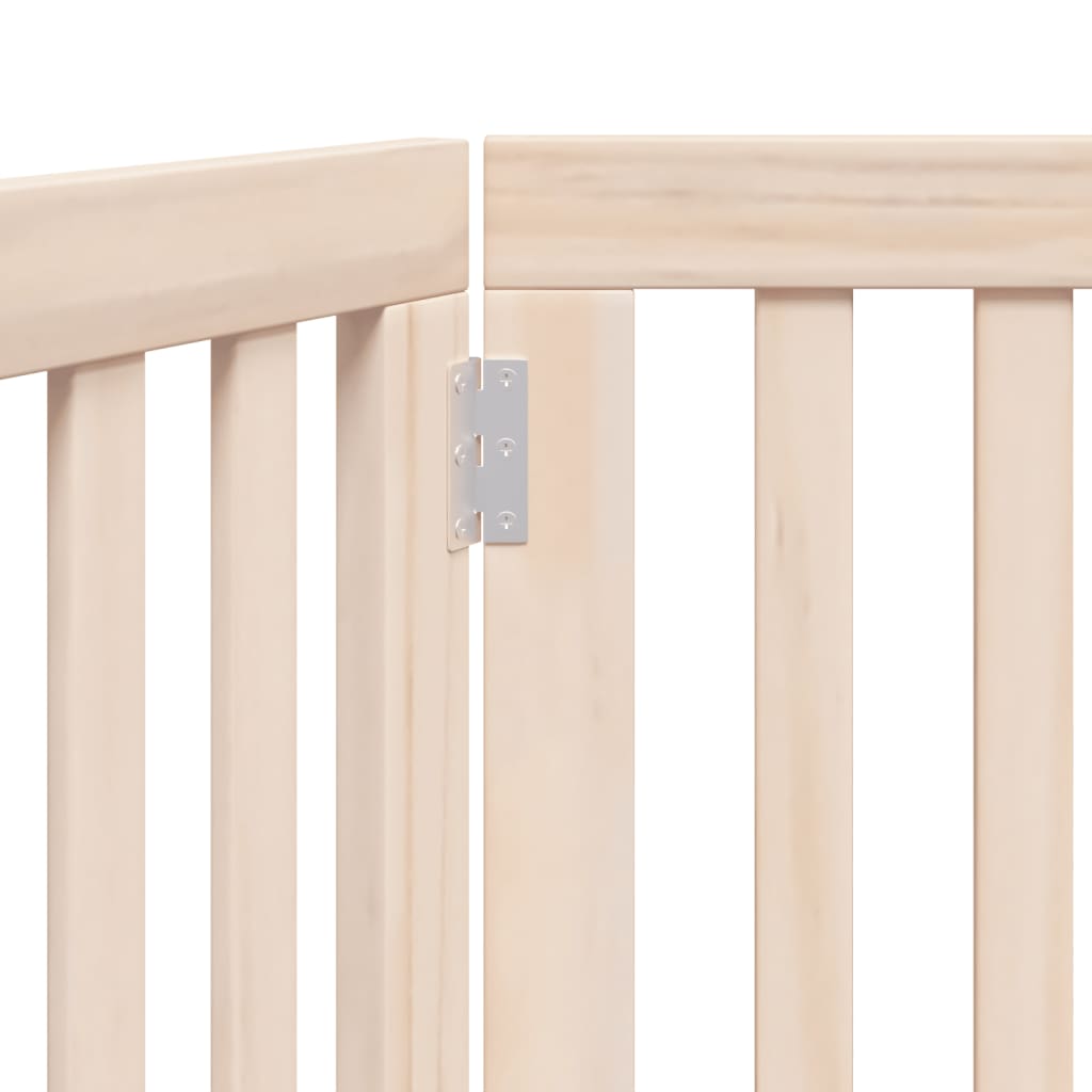 Poartă pentru câini pliabilă, 2 panouri, 160 cm, lemn de plop GartenMobel Dekor