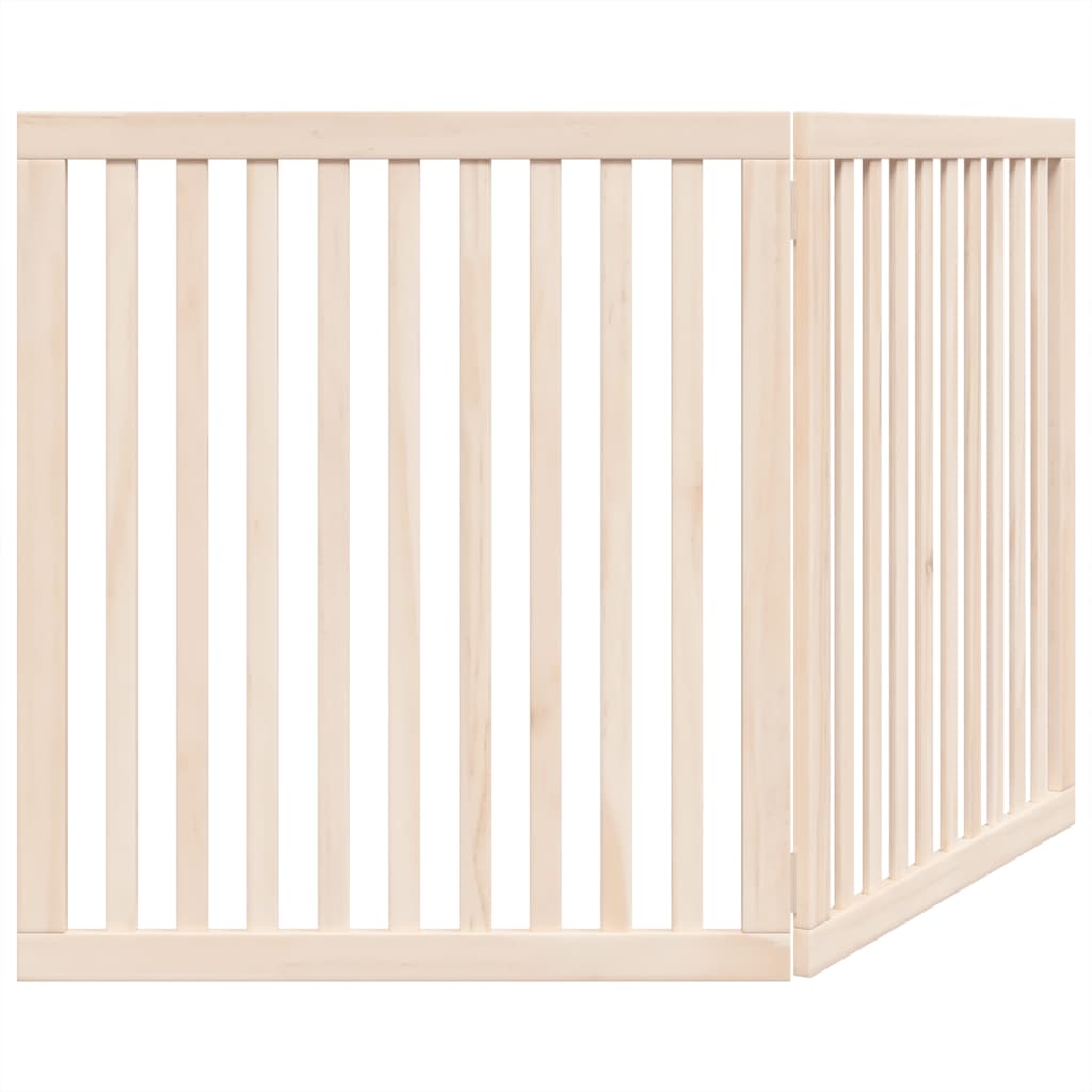 Poartă pentru câini pliabilă, 2 panouri, 160 cm, lemn de plop GartenMobel Dekor
