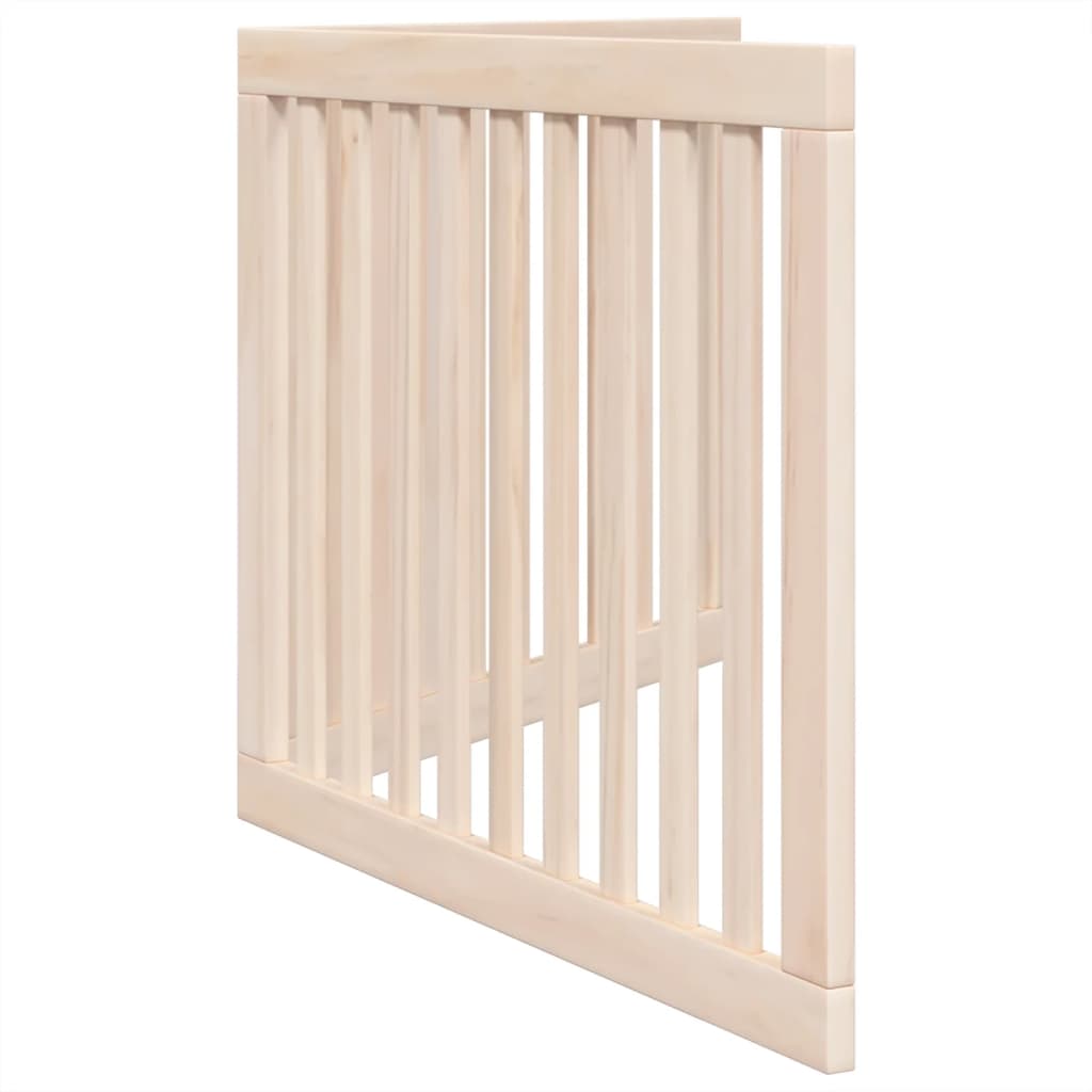 Poartă pentru câini pliabilă, 2 panouri, 160 cm, lemn de plop GartenMobel Dekor