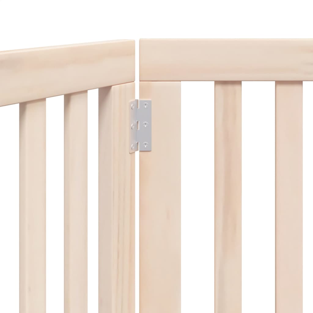 Poartă pentru câini pliabilă, 2 panouri, 160 cm, lemn de plop GartenMobel Dekor