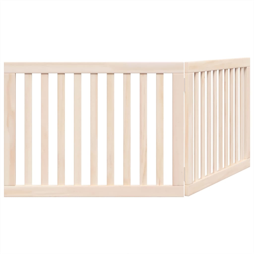 Poartă pentru câini pliabilă, 2 panouri, 160 cm, lemn de plop GartenMobel Dekor