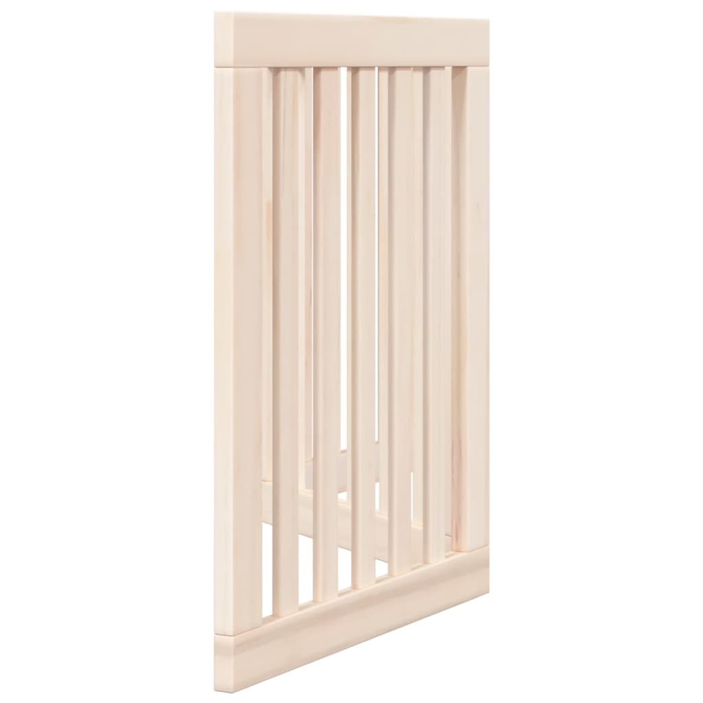 Poartă pentru câini pliabilă, 3 panouri, 150 cm, lemn de plop GartenMobel Dekor