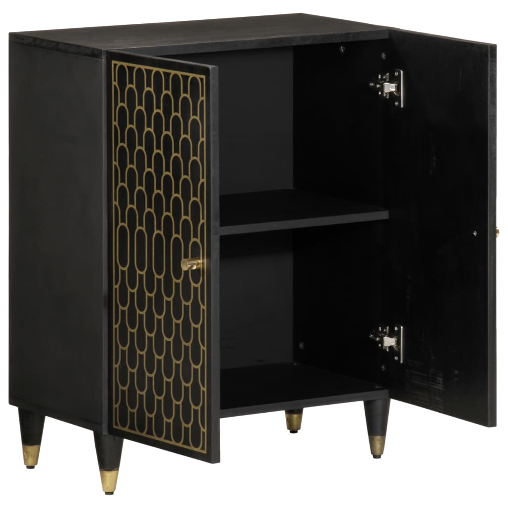 Dulap lateral, 60x33x75 cm, lemn masiv de mango GartenMobel Dekor