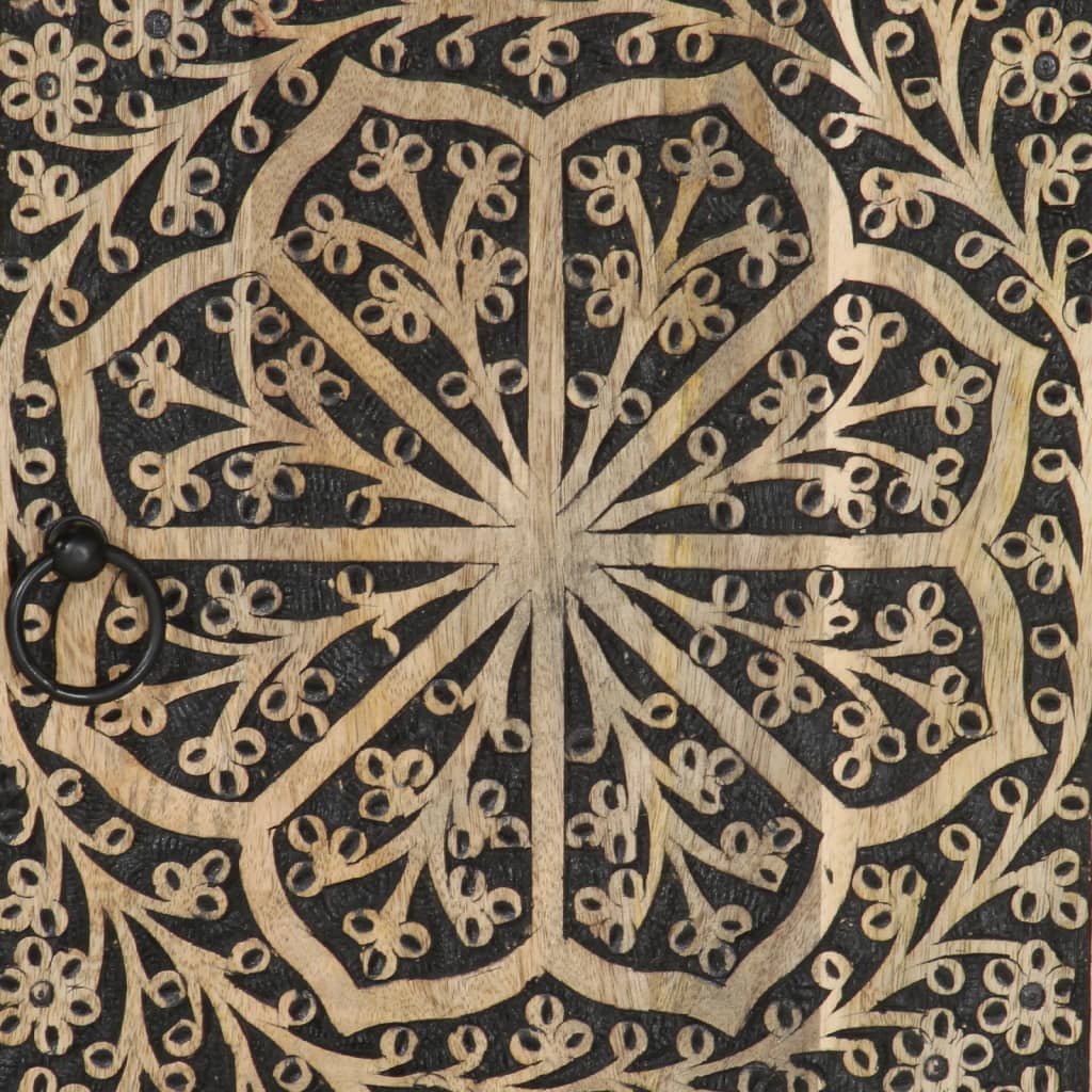 Dulap lateral, 90x33x75 cm, lemn masiv de mango GartenMobel Dekor