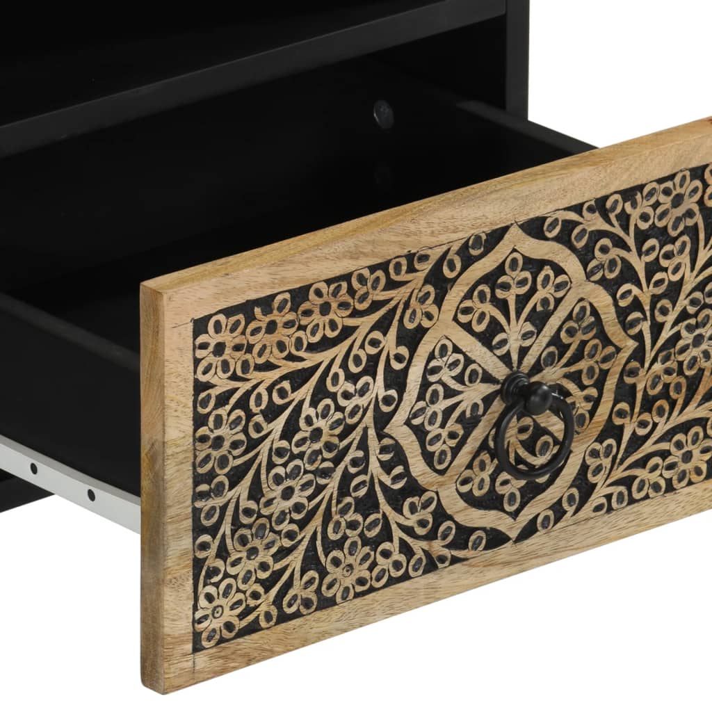 Noptiere, 2 buc., 40x33x46 cm, lemn masiv de acacia GartenMobel Dekor