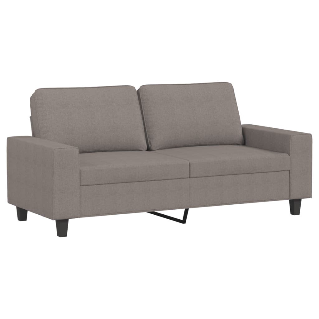 Canapea cu 2 locuri, gri taupe, 140 cm, material textil GartenMobel Dekor