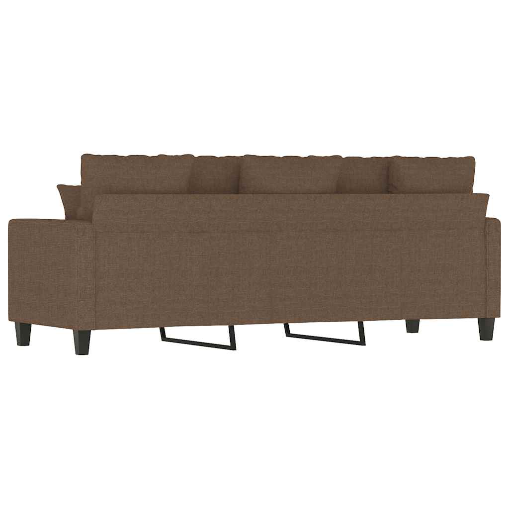 Canapea cu 3 locuri, maro, 180 cm, material textil GartenMobel Dekor