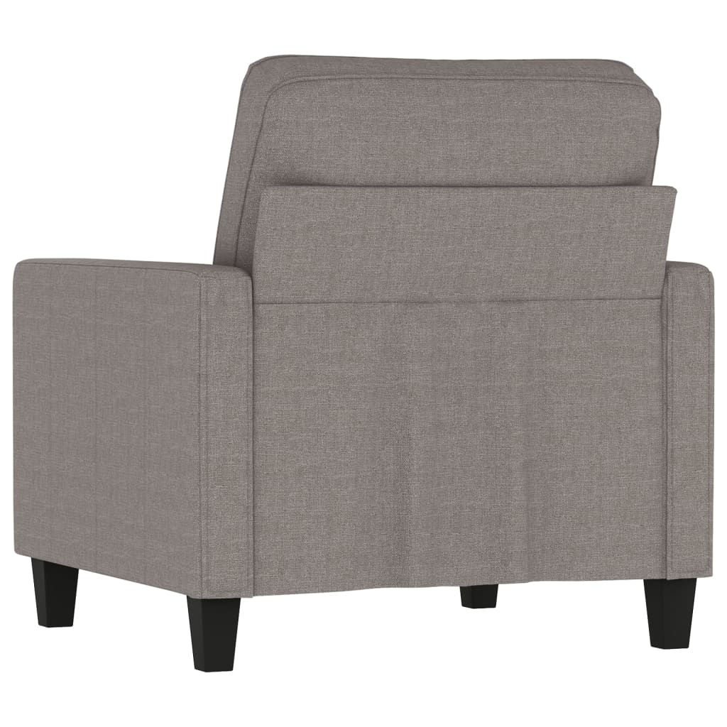 Fotoliu canapea, gri taupe, 60 cm, material textil GartenMobel Dekor