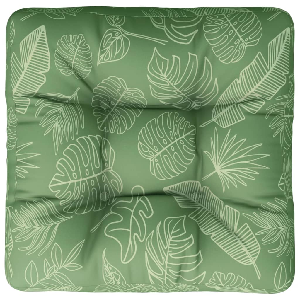 Pernă pentru paleți model frunze 60x61,5x10 cm, țesătură Oxford GartenMobel Dekor