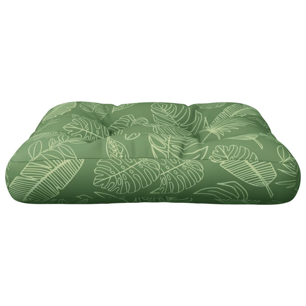 Pernă pentru paleți model frunze 60x61,5x10 cm, țesătură Oxford GartenMobel Dekor