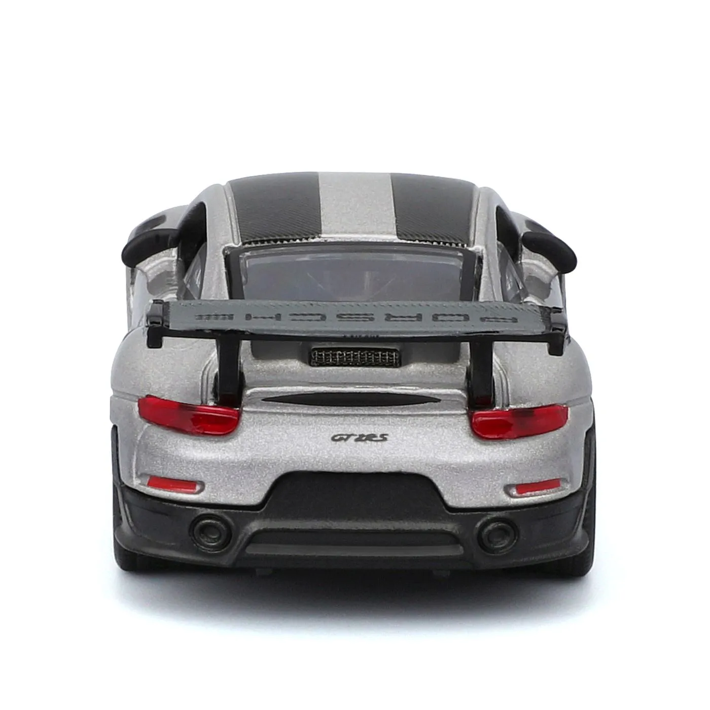 MAISTO MASINUTA METALICA SPEED ICONS PORSCHE 911 GT2 RS SILVER BLACK SCARA 1 LA 64 SuperHeroes ToysZone