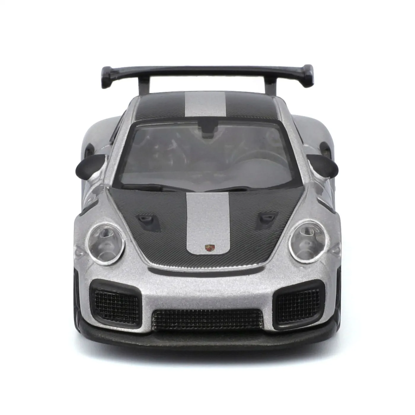 MAISTO MASINUTA METALICA SPEED ICONS PORSCHE 911 GT2 RS SILVER BLACK SCARA 1 LA 64 SuperHeroes ToysZone