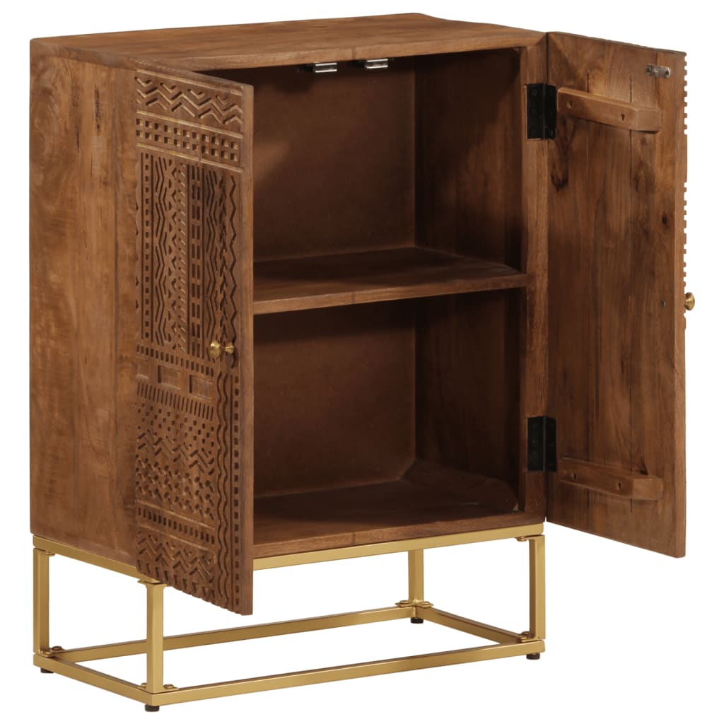 Servantă, 55x30x76 cm, lemn masiv de mango și fier GartenMobel Dekor