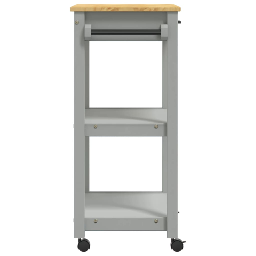 Cărucior de bucătărie „MONZA”, 60x40x90 cm, lemn masiv de pin GartenMobel Dekor