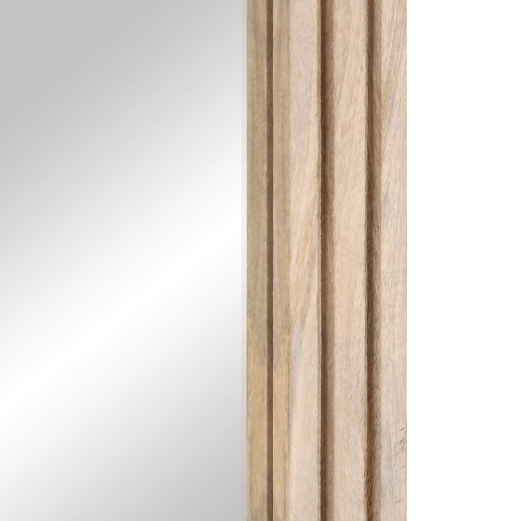 Oglindă de baie, 50x70 cm, lemn masiv de mango și sticlă GartenMobel Dekor