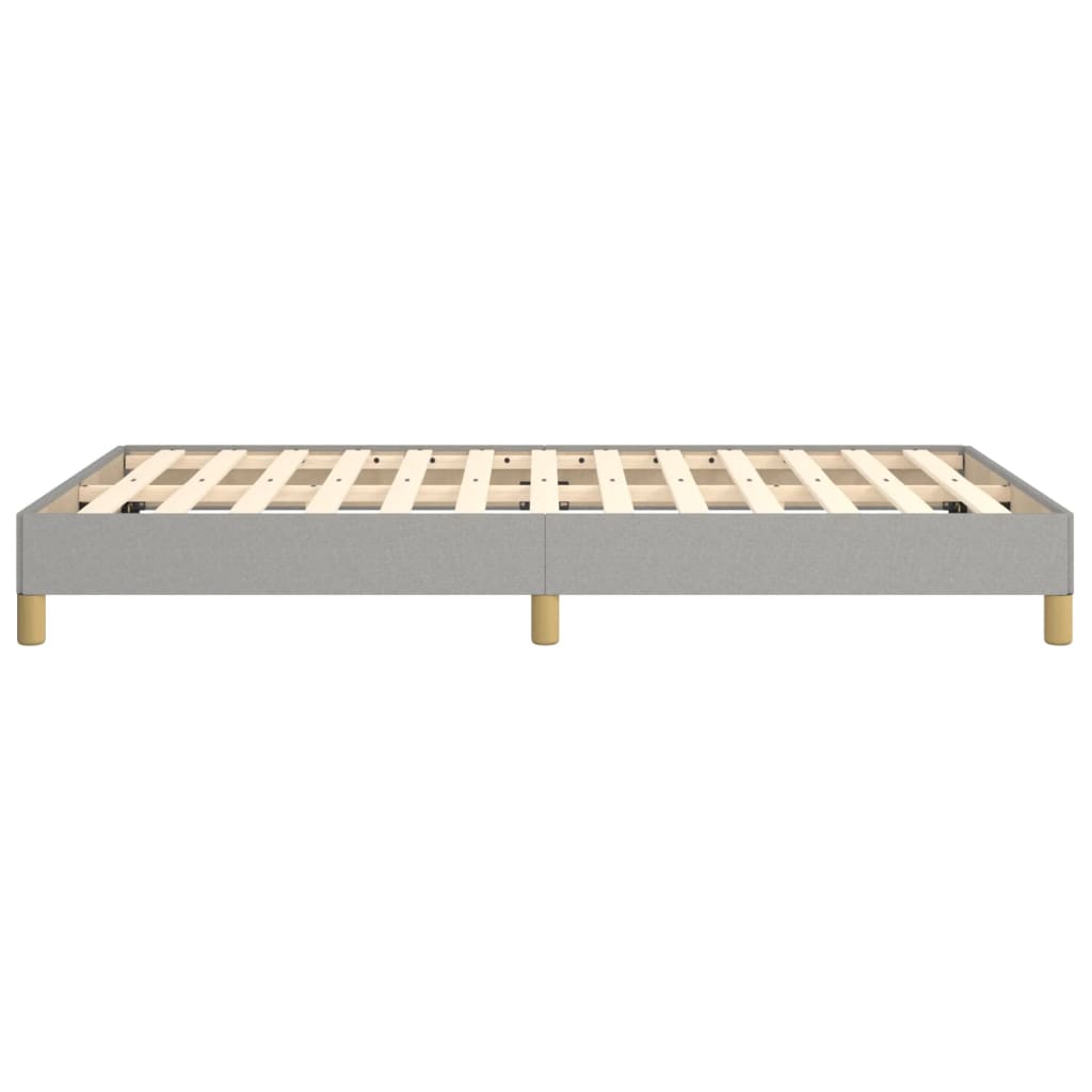Cadru de pat, gri deschis, 120x190 cm, material textil GartenMobel Dekor