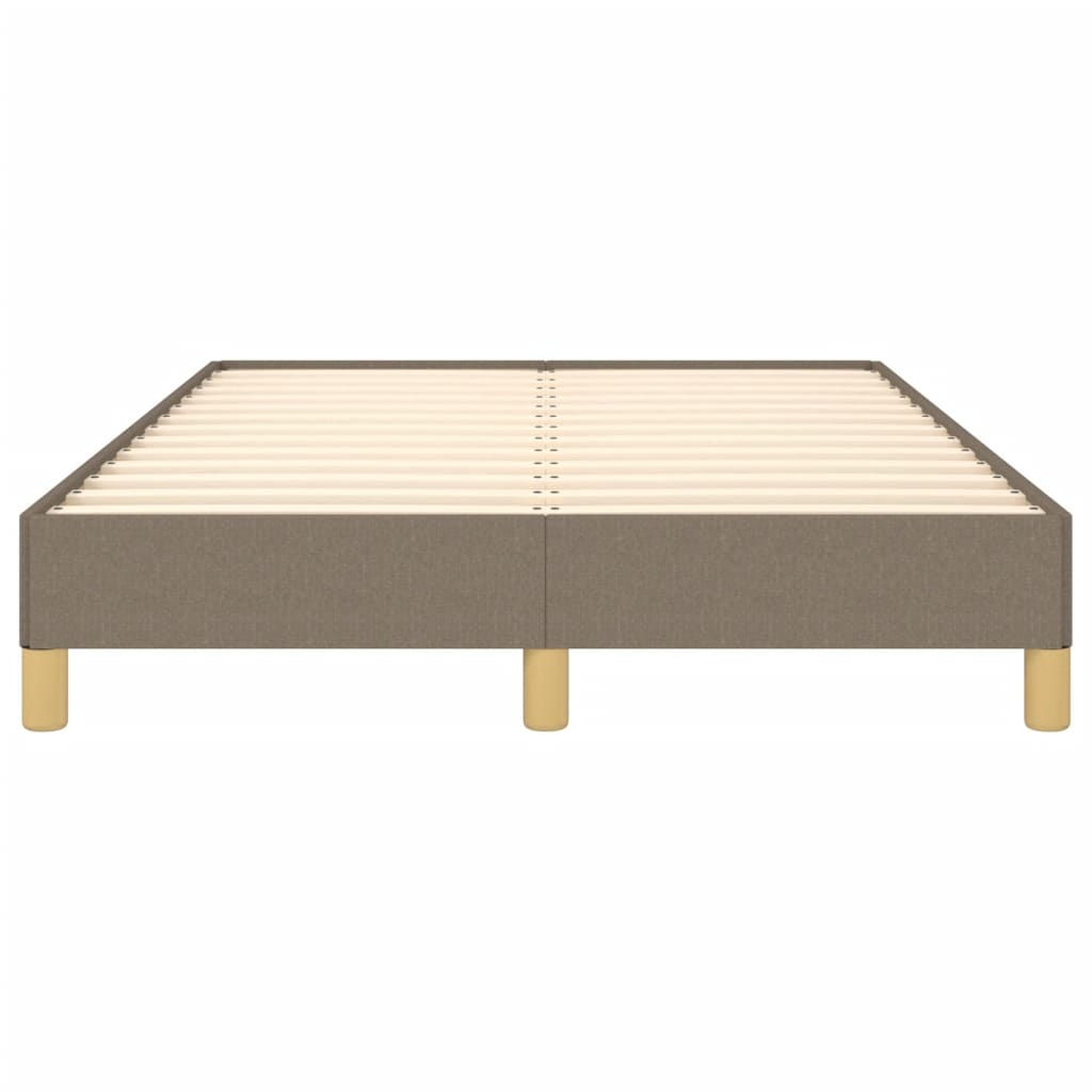 Cadru de pat fără saltea Taupe 120x190 cm țesătură GartenMobel Dekor