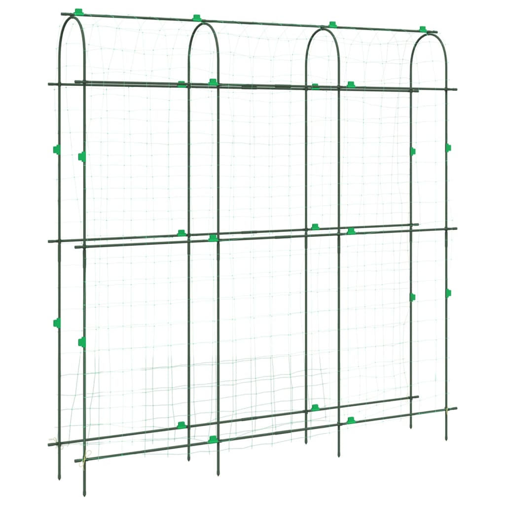 Spalier grădină plante cățărătoare cadru U 181x31x182,5 cm oțel GartenMobel Dekor