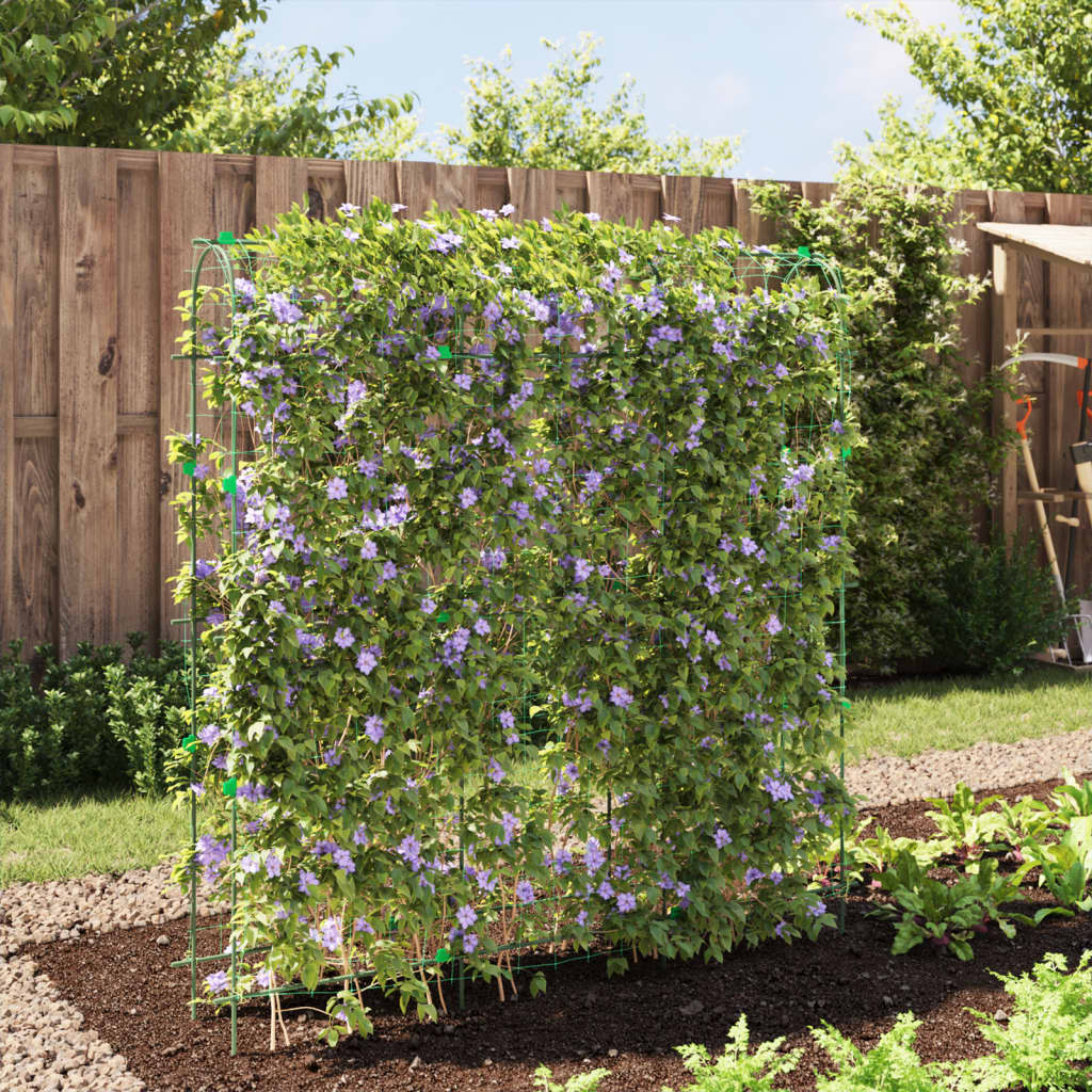 Spalier grădină plante cățărătoare cadru U 181x31x182,5 cm oțel GartenMobel Dekor