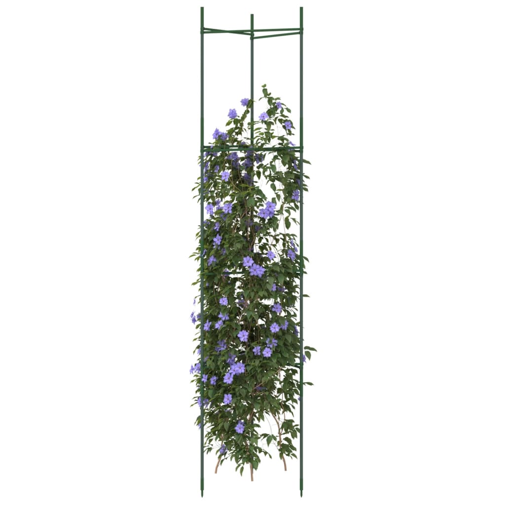 Suport pentru roșii, 2 buc., 154 cm, oțel și PP GartenMobel Dekor