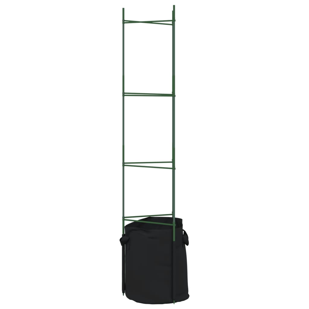 Suport pentru roșii cu sac de plante, 2 buc., 154 cm oțel și PP GartenMobel Dekor