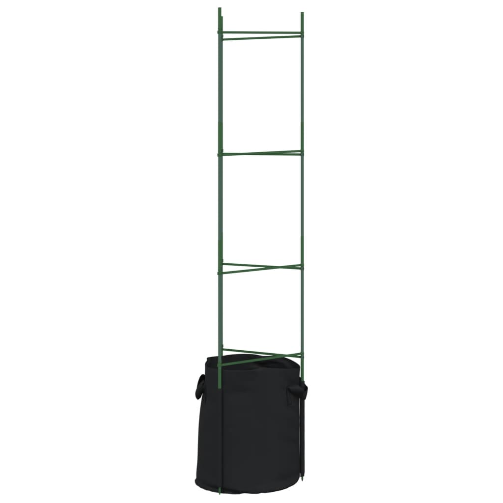 Suport pentru roșii cu sac de plante, 2 buc., 154 cm oțel și PP GartenMobel Dekor
