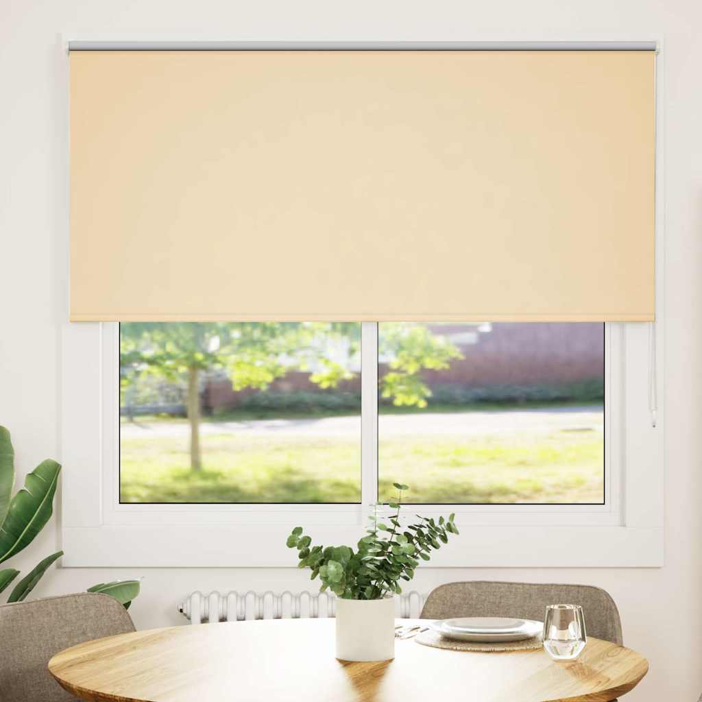 Jaluzea cu role opace bej 160x130 cm lățime material 156,6 cm GartenMobel Dekor
