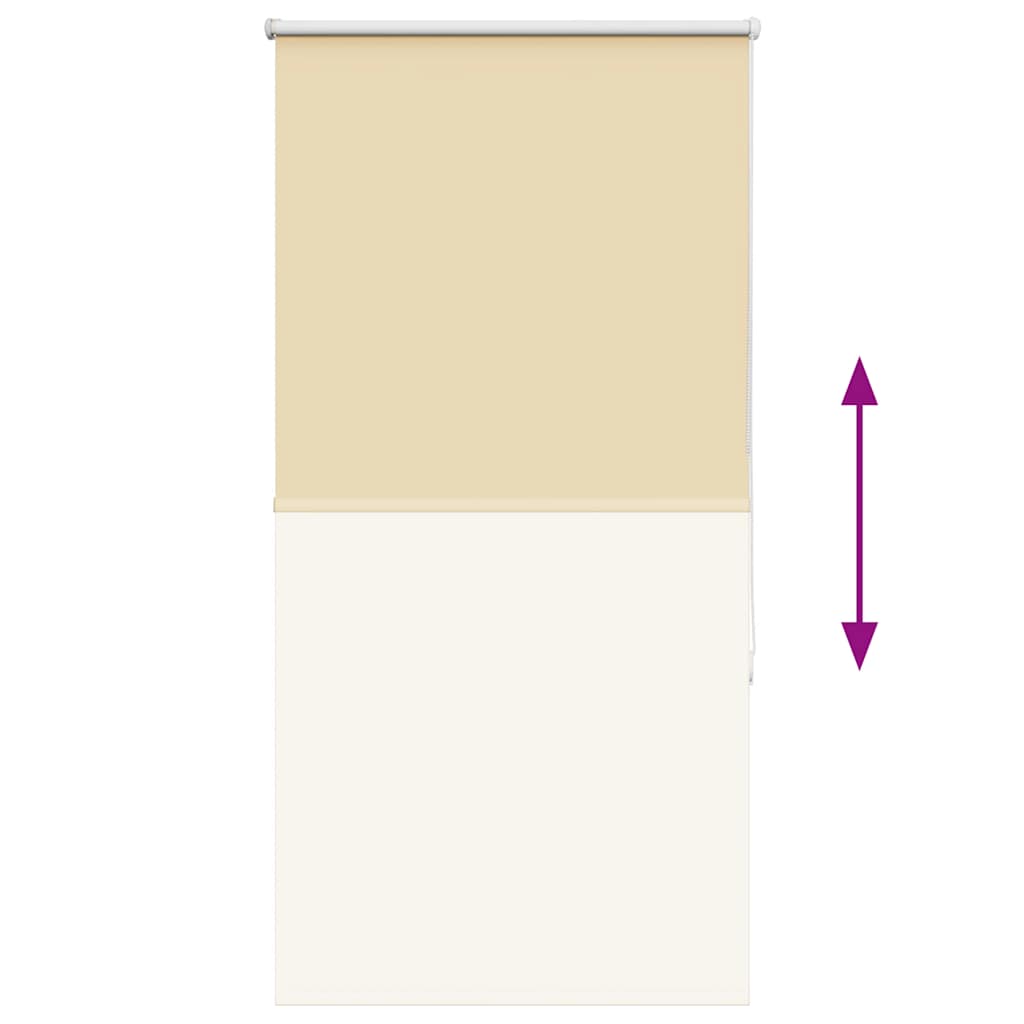 Jaluzea cu role opace bej 65x130 cm lățime material 60,7 cm GartenMobel Dekor