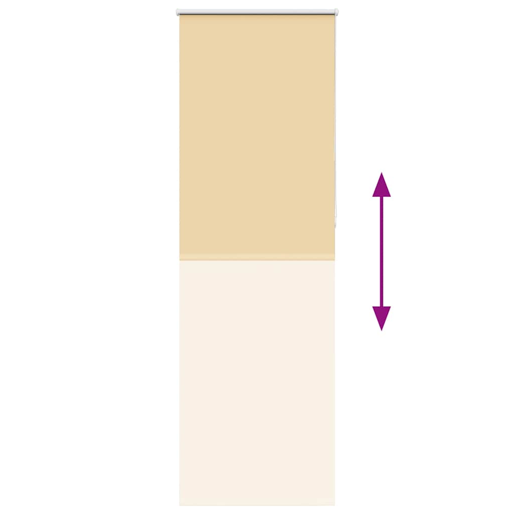 Jaluzea cu role opace bej 65x210 cm lățime material 60,7 cm GartenMobel Dekor