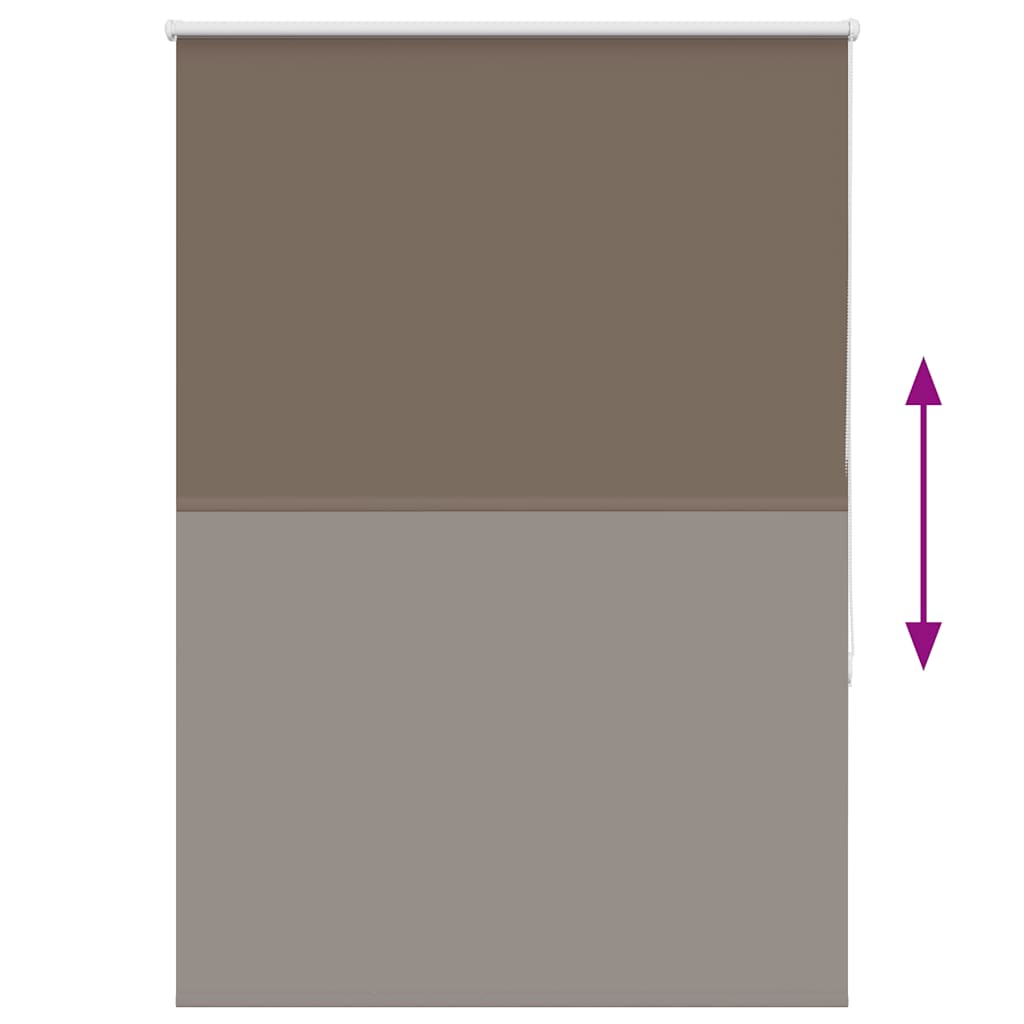 Jaluzea cu role opace cafea 105x130 cm lățime material 100,7 cm GartenMobel Dekor