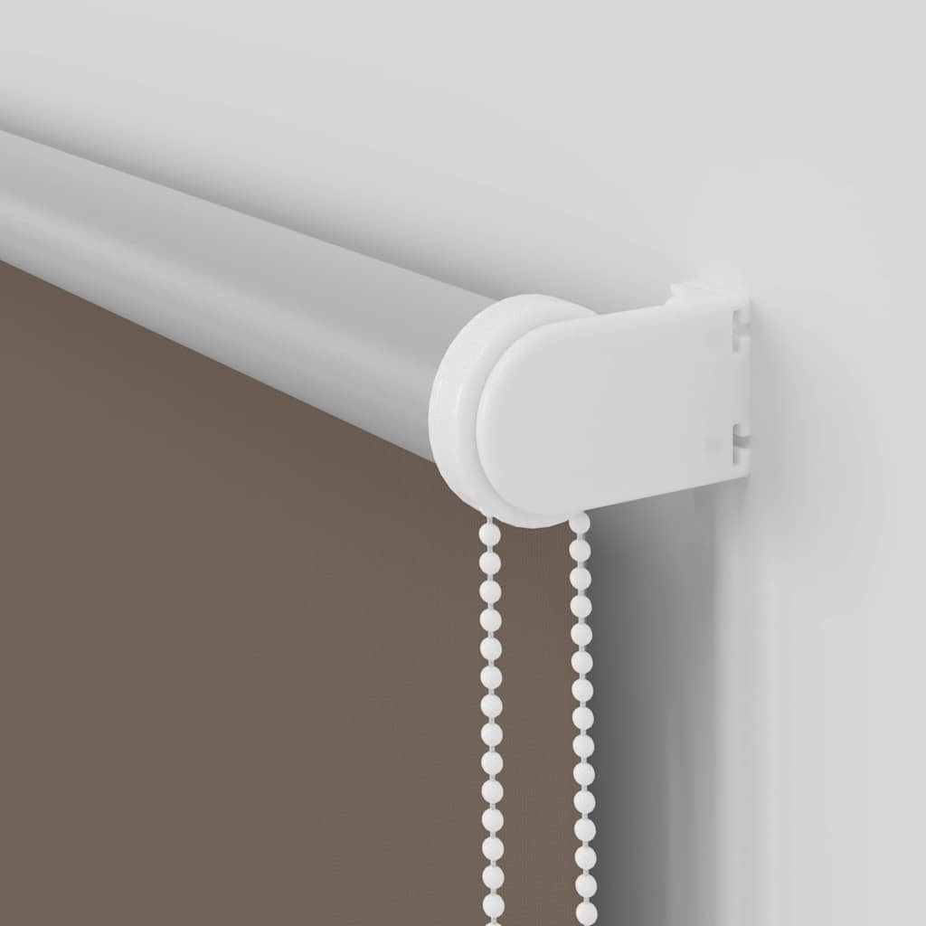 Jaluzea cu role opace cafea 140x130 cm lățime material 136,6 cm GartenMobel Dekor