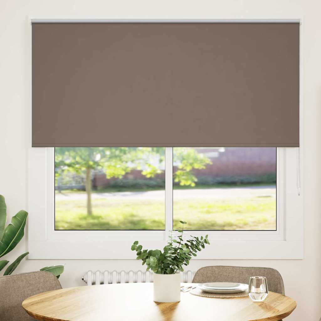 Jaluzea cu role opace cafea 150x130 cm lățime material 146,6 cm GartenMobel Dekor