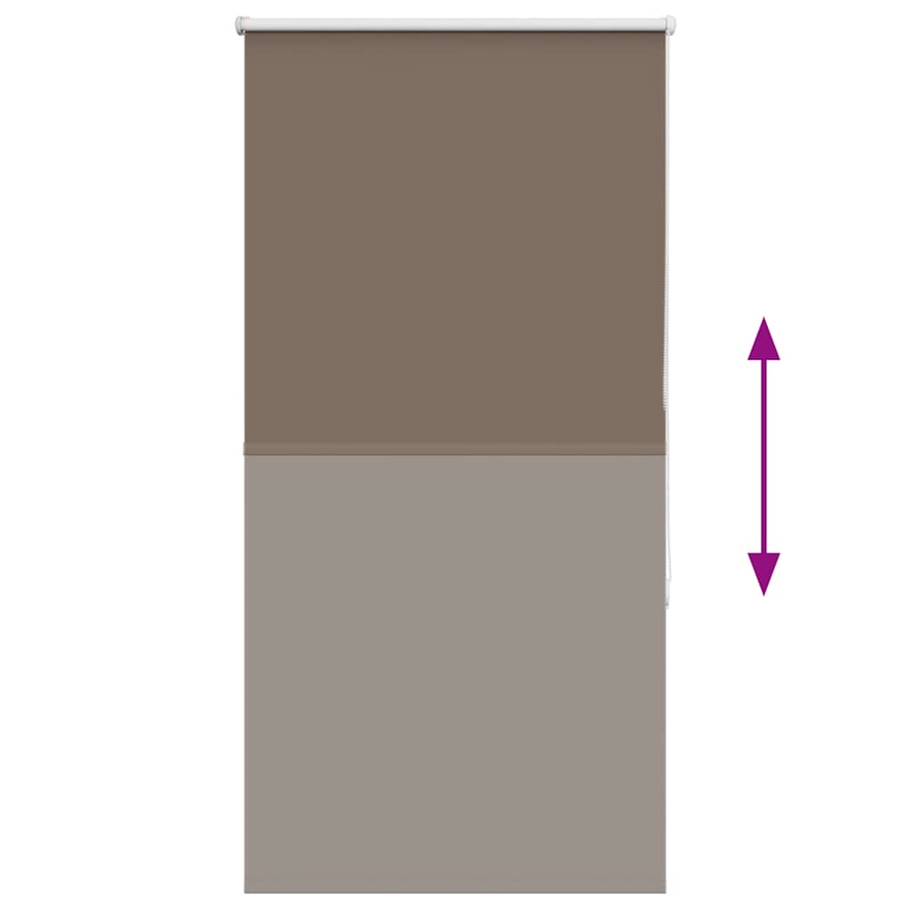 Jaluzea cu role opace cafea 65x150 cm lățime material 60,7 cm GartenMobel Dekor