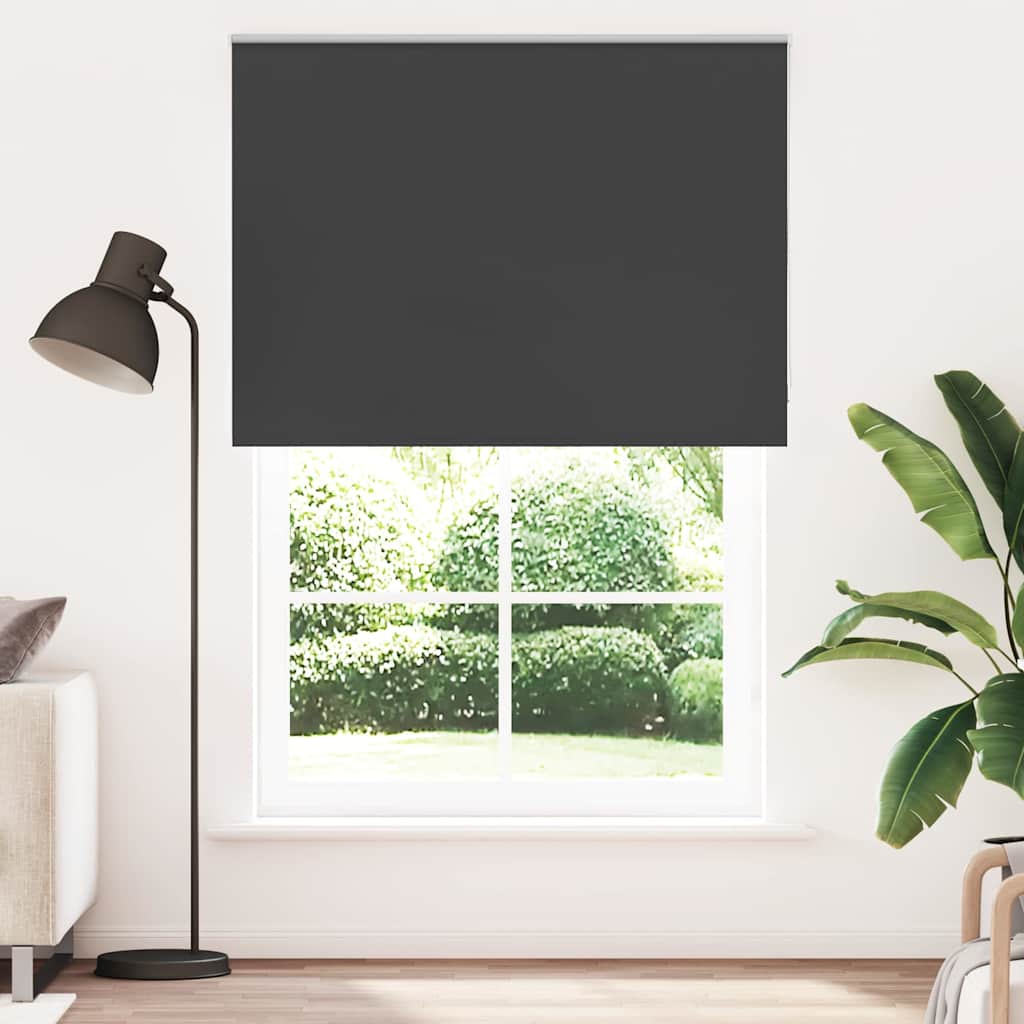 Jaluzea cu role opace negru 165x230 cm Lățime material 161,6 cm GartenMobel Dekor