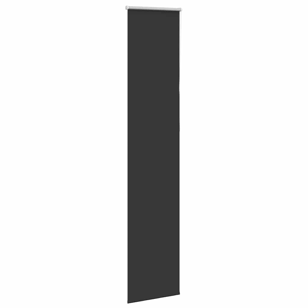 Jaluzea cu role opace negru 45x210 cm lățime material 40,7 cm GartenMobel Dekor