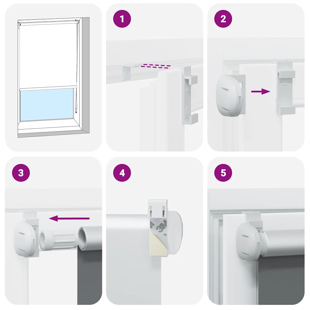 Jaluzea cu role opace negru 90x210 cm Lățime material 85,7 cm GartenMobel Dekor