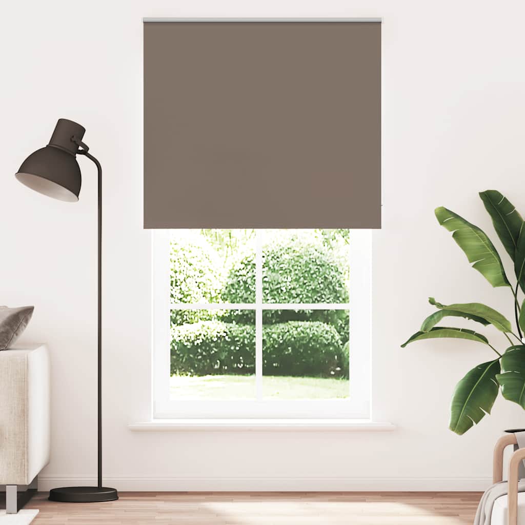 Jaluzea cu role opace cafea 130x210 cm lățime material 126,6 cm GartenMobel Dekor