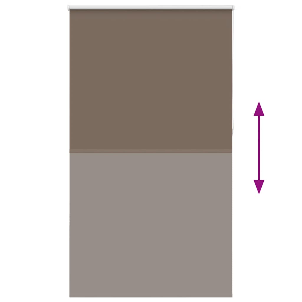 Jaluzea cu role opace cafea 140x210 cm lățime material 136,6 cm GartenMobel Dekor