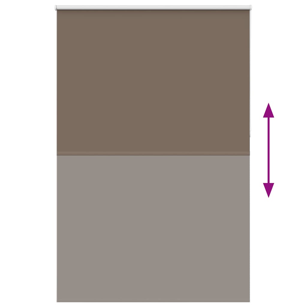 Jaluzea cu role opace cafea 165x210 cm lățime material 161,6 cm GartenMobel Dekor