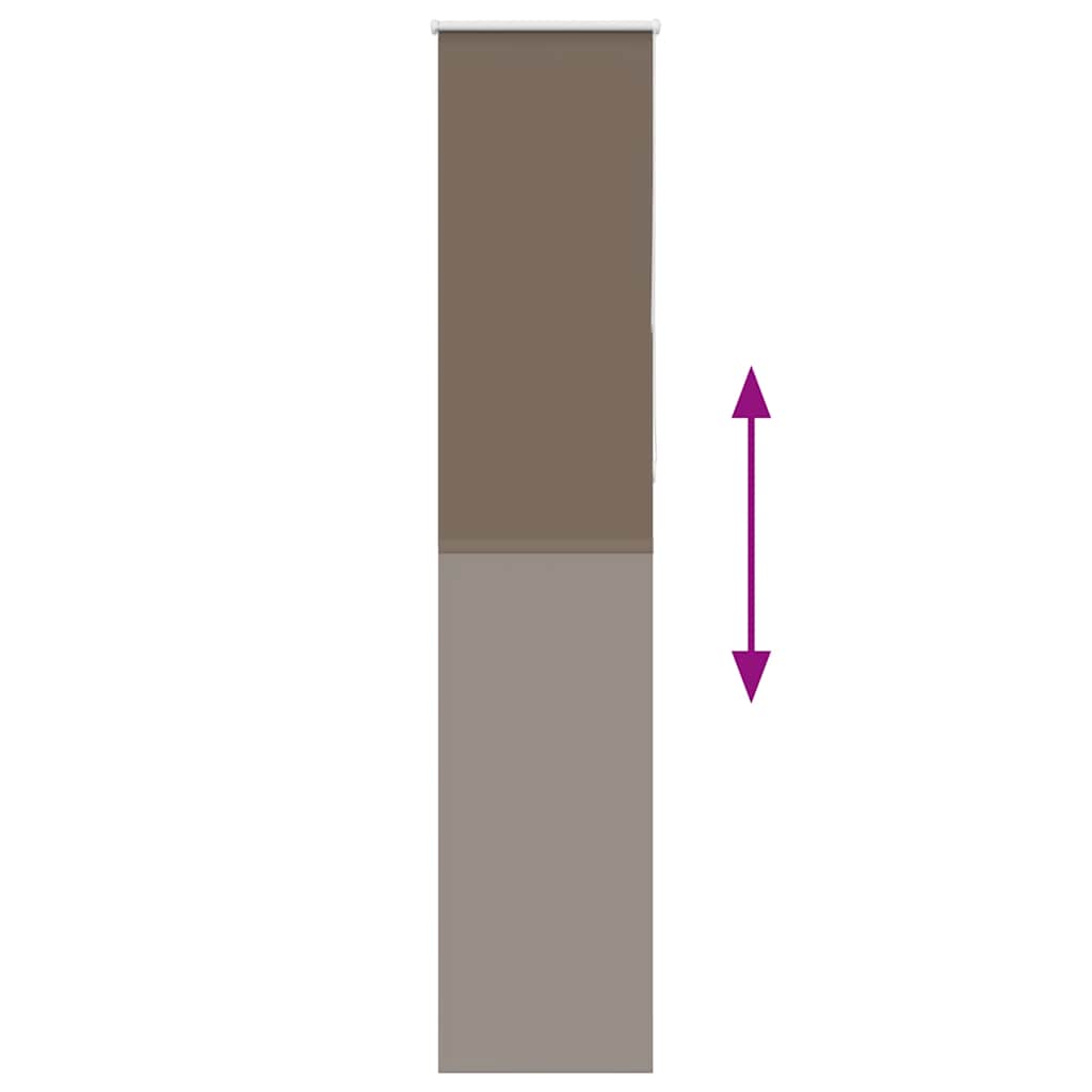 Jaluzea cu role opace cafea 40x210 cm lățime țesătură 35,7 cm GartenMobel Dekor